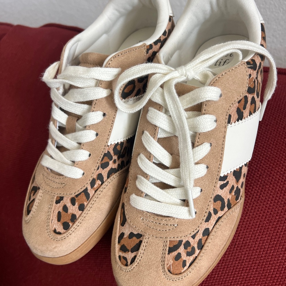 Leopard Print Women's Sneakers